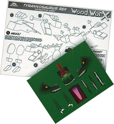 Модель деревянная ТИРЕКС Colorific