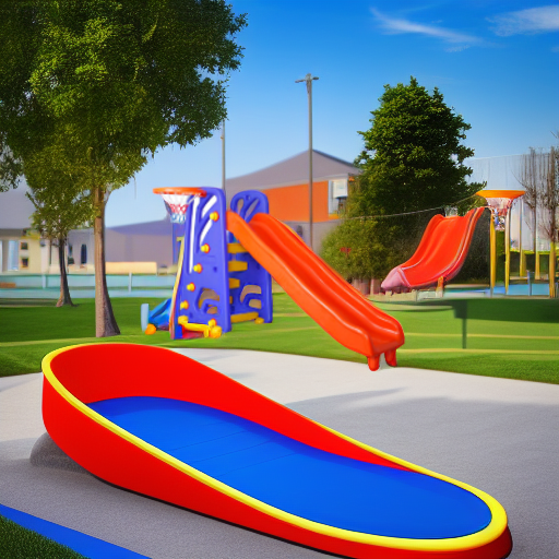 Горка с баскетбольным кольцом Pilsan