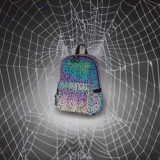 Рюкзак BRIGHT универсальный СВЕТЯЩИЙСЯ РИСУНОК Spiderweb, 42х31х15 см