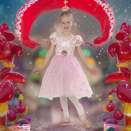 Балерина розовая, рост 110 Widmann