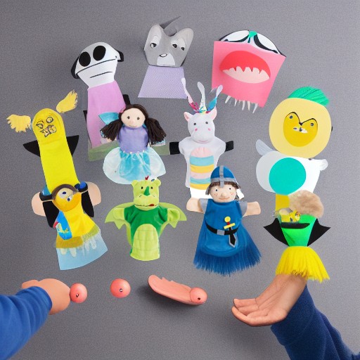 Набор перчаточных кукол для детского игрового театра, 4 штуки Roba