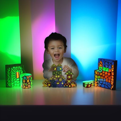 Набор светящихся блоков Чудо в темноте