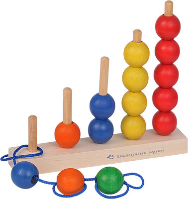 Пирамидка РАДУГА Краснокамская игрушка