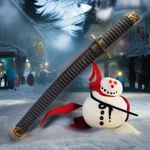 Меч ниндзя, 42 см Snowmen