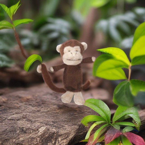 Кукла на пальчик ОБЕЗЬЯНКА Teddykompaniet