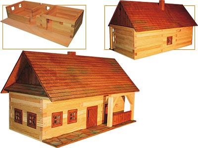 Модель деревянная ПОСТОЯЛЫЙ ДОМ Walachia