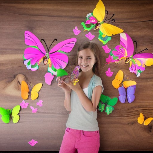 Копилка деревянная БАБОЧКА Colorific