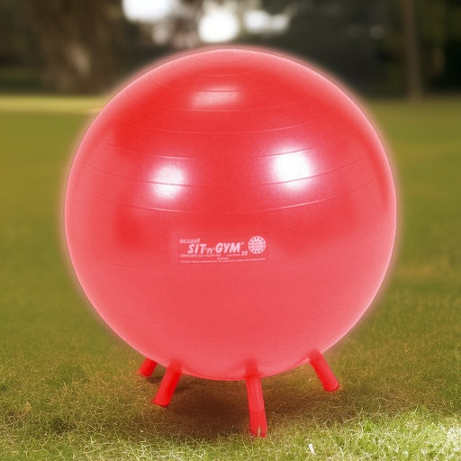 Мяч на ножках Sit n Gym красный 55 см Ledraplastic