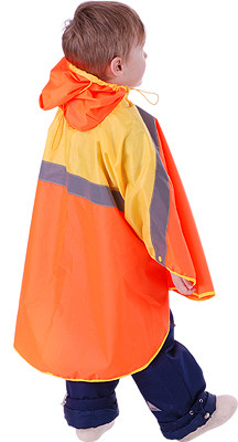 Дождевик СВЕТЛЯЧОК, оранжево-желтый, рост 134-140 Чудо-Чадо