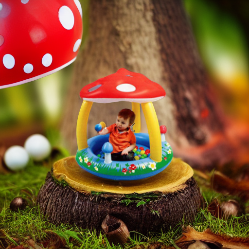 Грибок с шариками Upright