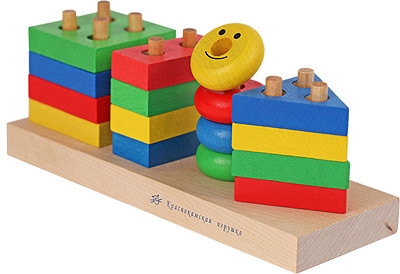 Набор строительных деталей для конструктора ГЕОМЕТРИК Краснокамская игрушка