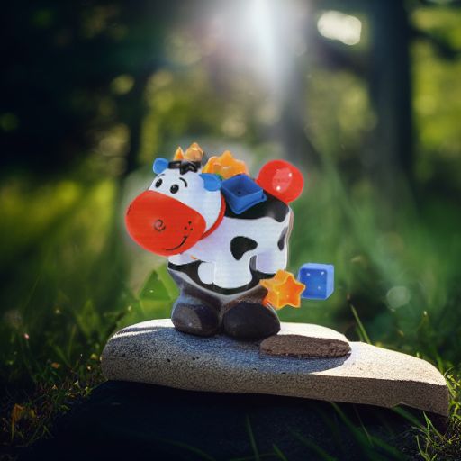 Коровка с формочками