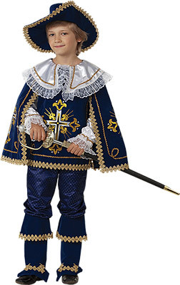 Мушкетер короля синий