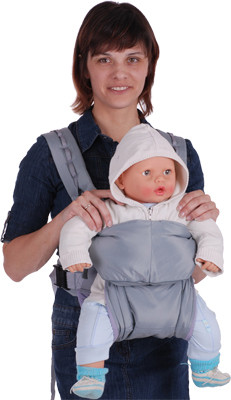 Рюкзак-кенгуру BabyActive Simple, серый Чудо-Чадо