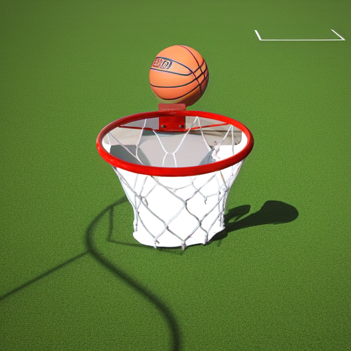 Кольцо баскетбольное с сеткой d=380 мм