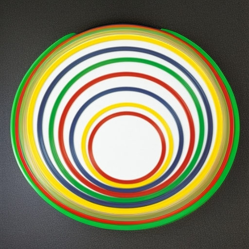 Обруч гимнастический плоский 65 см Italveneta Didattica