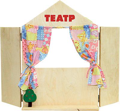 Ширма для кукольного театра настольная Краснокамская игрушка