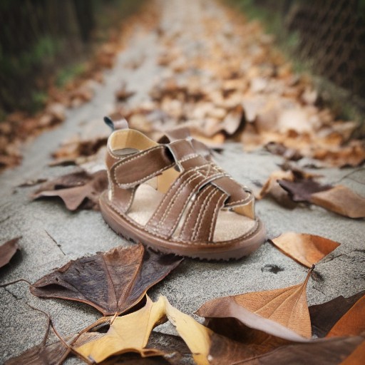 Сандалики для мальчика коричневые, 0-6 месяцев Luvable Friends