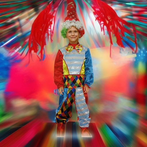 Клоун с париком, рост 122 КарнавалиЯ