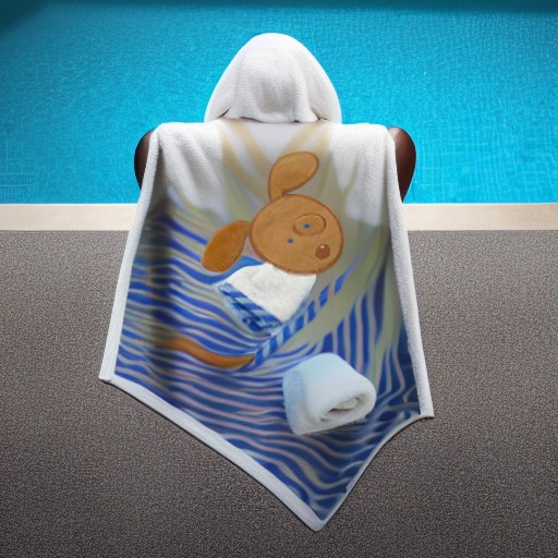 Полотенце с капюшоном ФЕНСИ, голубое Luvable Friends