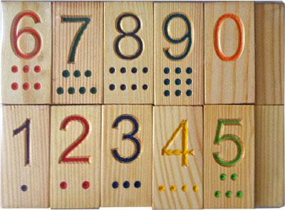 Кубики деревянные АРИФМЕТИКА тактильные ТД Дворики