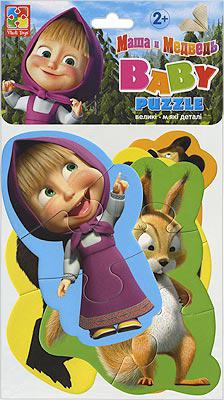 Мягкие пазлы БЕЛКА (Маша и Медведь) Vladi Toys