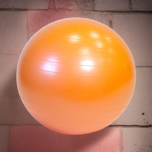 Мяч гимнастический фитбол GYMNIC PLUS 65 см, оранжевый Ledraplastic