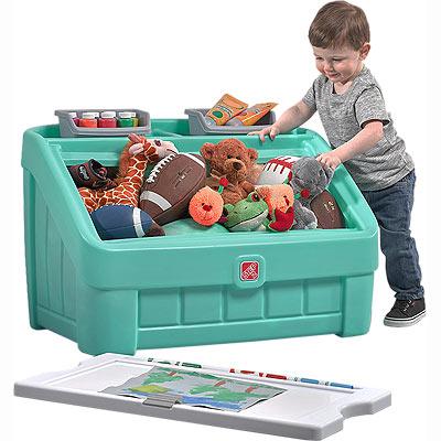 Ящик для игрушек 2 в 1 Step 2 Бирюзовый