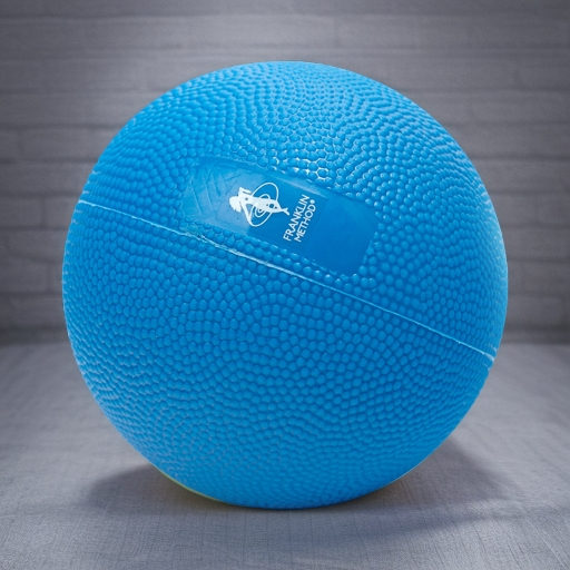 Наливной мяч утяжеленный Franklin Method Fascia Grip Ball 10 см 500 г голубой