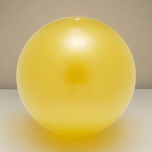 Мяч для пилатеса SOFTGYM OVER 23 см желтый Ledraplastic