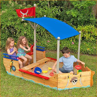 Песочница деревянная ПИРАТСКАЯ ЛОДКА KidKraft