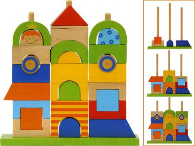 Пирамидка-головоломка МОЙ ДОМ Woody