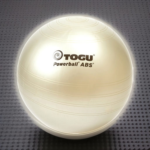 Гимнастический мяч TOGU ABS Powerball 65 см серебряный