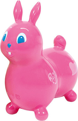 Попрыгун ЗАЙЧИК RAFFY, розовый Ledraplastic