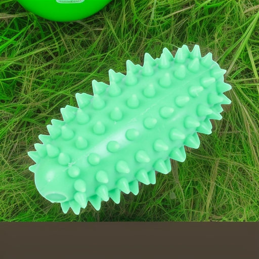 Мяч массажный овальный Дикий огурец МалышОК зеленый