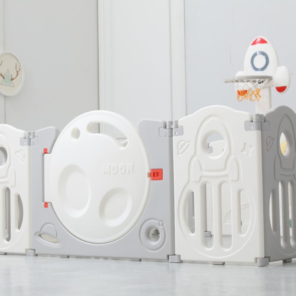 Манеж UNIX Kids SUPREME Space 200x240 см Grey