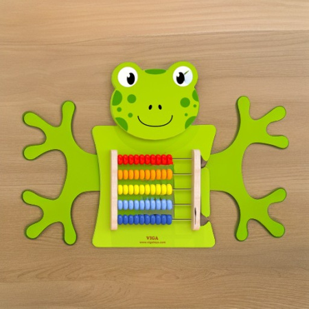 Панель-бизиборд Лягушка-счеты