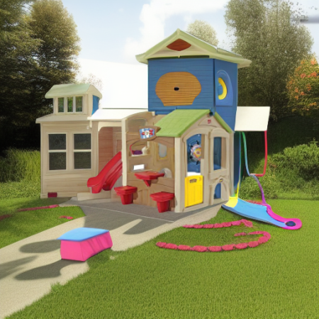 Игровой домик ВЕСЕЛЫЕ СОСЕДИ Step 2