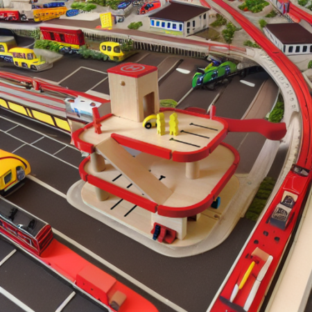 Железно-дорожная станция с парковкой Woody