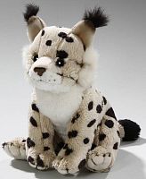 Игрушка мягкая Рысь 15 см LEOSCO