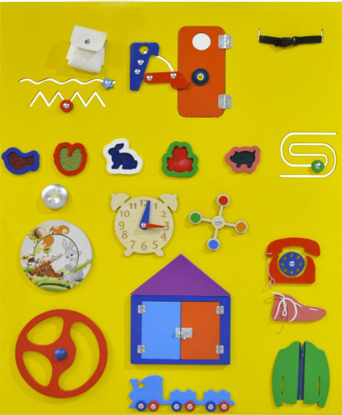 Набор развивающих настенных панелей Готовимся к школе, 4 штуки Romsens