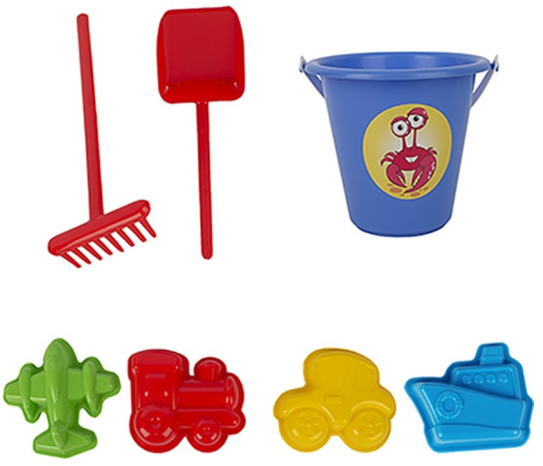 Песочный набор Едем? Едем! 7 предметов СТРОМ