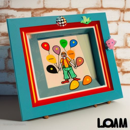 Рамка-вкладыш Клоун ЛЭМ