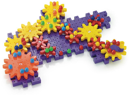 Шестеренки ЗООПАРК, 126 деталей Quercetti