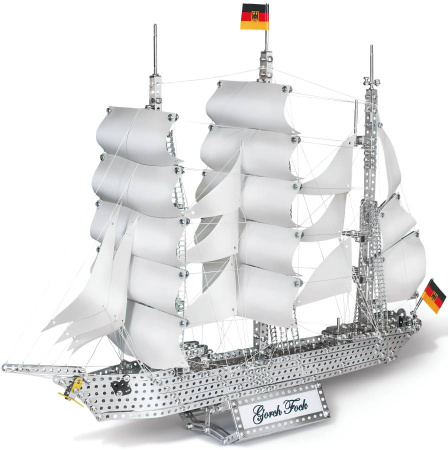 Металлический конструктор Парусник 1520 деталей Eitech