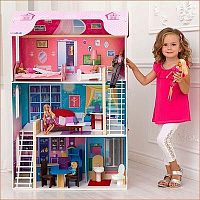 Кукольный домик для Барби ВДОХНОВЕНИЕ с мебелью Paremo