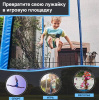 Батут с защитной сеткой PREMIUM MOVING 8 2,4 м зеленый Perfetto Sport