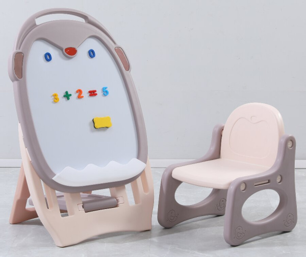 Развивающий детский мольберт UNIX Kids розовый