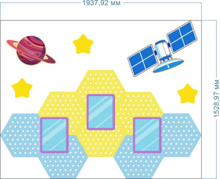 Информационный стенд Космос Romsens