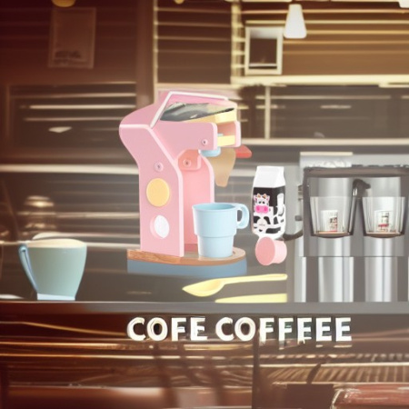 Набор Кофемашина, Пастель